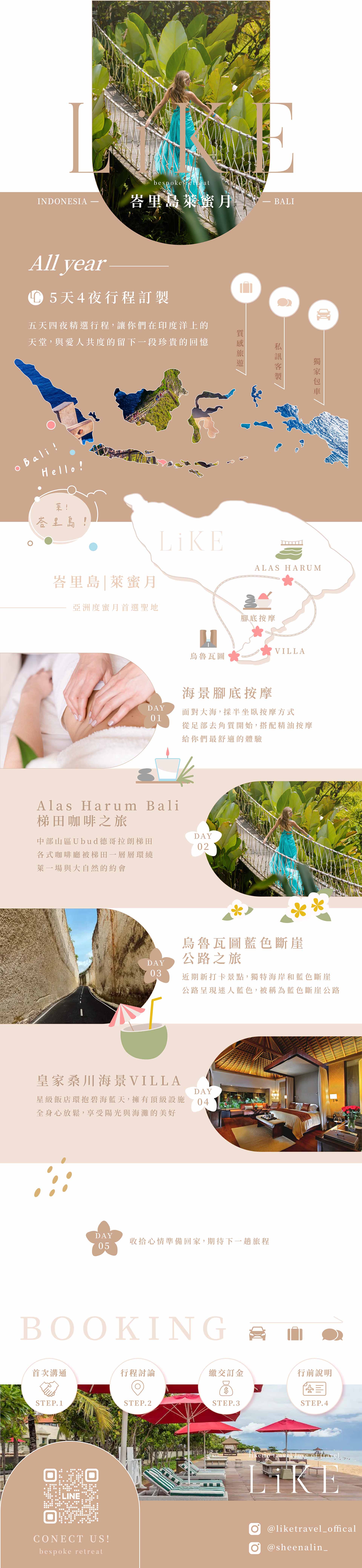 五天四夜峇里島萊蜜月